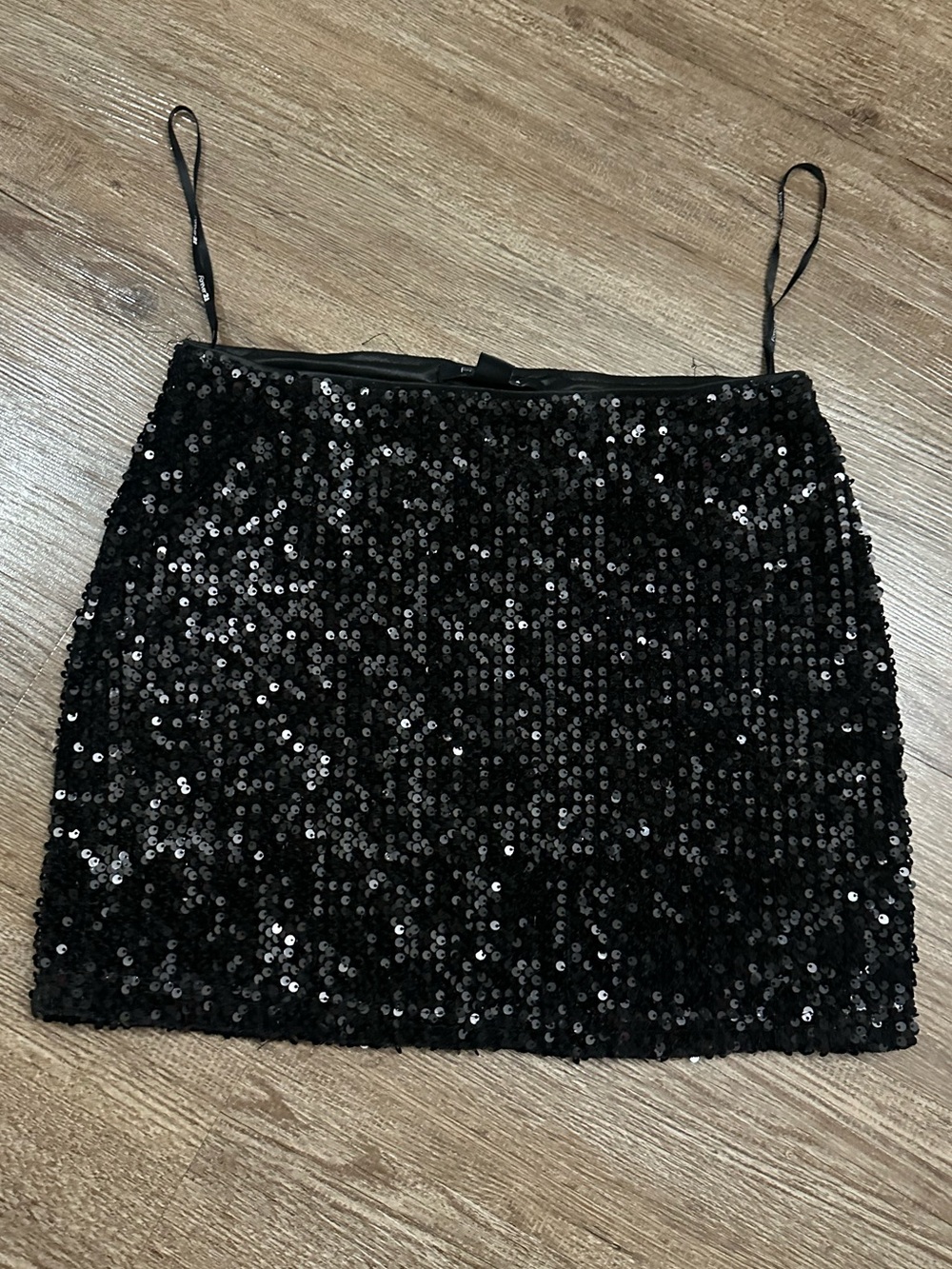 Black Sequin Mini Skirt - Sleek Party Style
